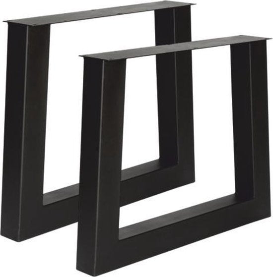 Stalen onderstel gepoedercoat U-Trapezium